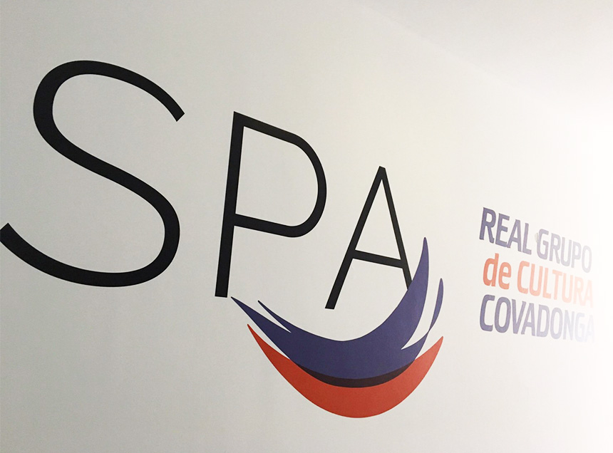 Javier Alvarez – Logotipo Spa Real Grupo de Cultura Covadonga